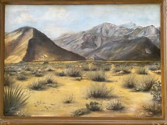 Victoria Emerle Antique 1920’s 1930’s Plein Air Desert Landscape AS-IS Painting