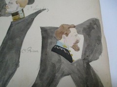 ANTIQUE PAINTING PORTRAIT ORIENTALIST OLD MILITARY POLITICS ILLUSTRATION 1899
