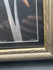 Framed Copperfoil Dragonfly Picture Artist Signed R. Leigh Walker 2022