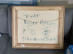 Roger Atkins Original Acrylic Painting, “Drift” A Bicentennial Salute #SH