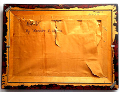 Listed Canadian Artist – Robert E. Wood (1919-1980) – O/C- 14″x22″ Signed