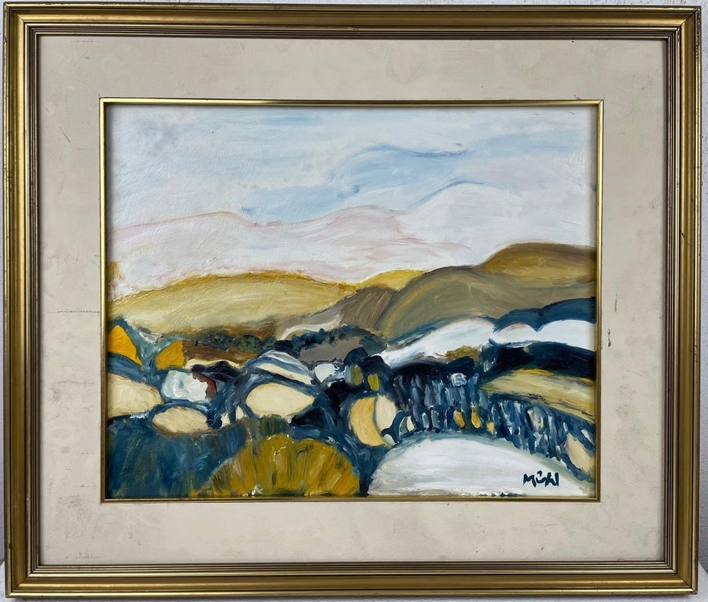 Roger Muhl (Handmade) Oil on canvas painting signed & Framed