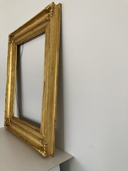 J. H. Miller 23karat Gold Leaf Gilded Arts And Crafts Frame 4” Moulding