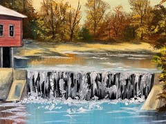 14 x 18 Original Oil Painting on Canvas….“Lynn’s Mill“