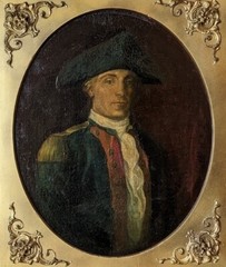 John Paul Jones portrait, Framed Oil On Canvas, Unknown Artist, Early 1900’s