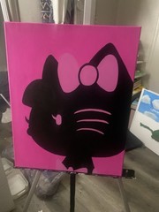 Hello kitty X Barbie Painting