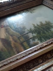 CARL EDUARD AHRENDTS (1822-1898) | Wooded Country Road | ORIGINAL Oil Painting