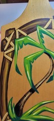 Handmade Handpainted acrylic on wood Cutting Board