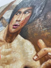 Bruce Lee Painting – Enter The Dragon painting signed Bruce