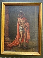 ANTIQUE OLD MASTER PAINTING 18TH CENTURY RELIGIOUS ICON ITALIAN ITALY 1750’S OIL