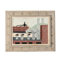 Ralph McGuire American Baltimore Maryland Cityscape Industrial Factories WPA Oil