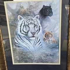 RUANE MANNING „SERENGETI PREDATOR“ LITHOGRAPH ON CANVAS 16″ x 20″