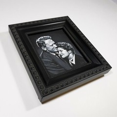 Spencer Tracy Hepburn Film Art Painting 4×5 Canvas Movie Memorabilia Portrait