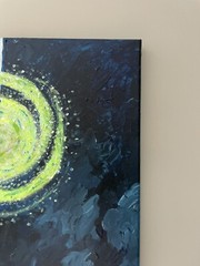 Ana Tinsky’s Acrylic On Canvas Handmade Painting Original INFINITY 12“x12“