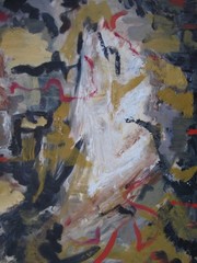 Original Zivanovits ABSTRACT COLOR STUDY Portrait 1 oil 2017