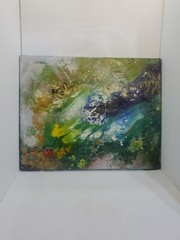 Shelli Joye „Zohar“ Oil Powder And Metalics On Canvas – 4-23-08