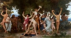 The Youth of Bacchus Painting by William Adolphe Bouguereau Reproduction