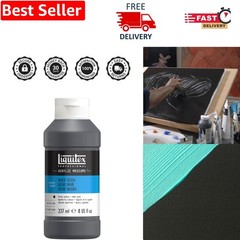 Professional Black Gesso Surface Prep Medium 8 oz for Artists – Versatile Use