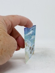 ACEO Original Seascape Beach Paintings ATC Collectable Heavy Paper. S3013