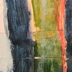 24×18 OOAK Original Painting Abstract Art Still Life SIGNED