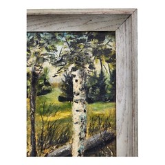 Vintage 1971 Humberto Neves Original Painting Forest II Framed Signed