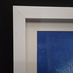 Mark Duffin „Winters Blessing“ Original Acrylic Painting w/Silver Leaf 16×20