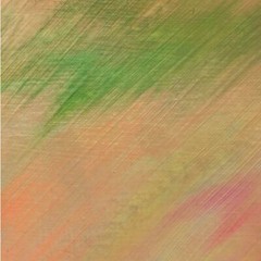 Custom Acrylic Painting Yellow Green Orange Pink