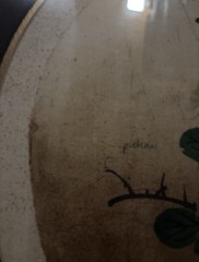 P. Chan Asian Art Signed, Bird Flowers