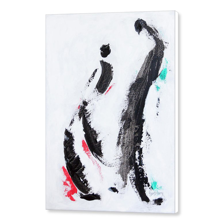 Yes or No – 11×14 Original Expressionistic Abstract Acrylic Painting on Canvas