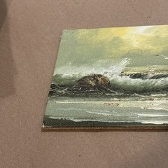 Original hand signed Oil Painting 5 x 7 inch mounted on board