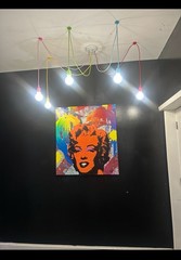 Authentic Jozza Modern Art XL Marilyn Monroe W Certificate Of Authenticity