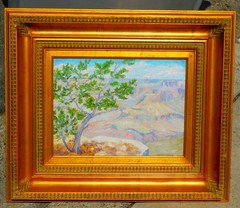 Frances Pierce b.1868 Grand Canyon oil painting