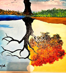 David Najar-It Takes Two limited print hand painted and signed on canvas w/ COA