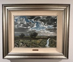 Barron Postmus original realist painting ~“Southern Colorado” ~ 35×29” Framed