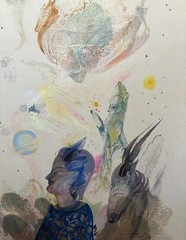 GEORGE IVANCIU – ROMANIA (1951-2024)-ORIG. WATERCOLOR #114- 30″x22″ -1985-SIGNED