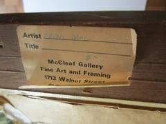 NAOMI DAHL PAINTING 1950’S AMERICAN REGIONALISM URBAN MODERNISM Wpa Style CITY
