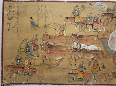 Mongolia Mongolian Painting on Canvas possibly Marzan Sharav ca. 20th century