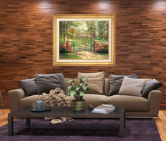 Thomas Kinkade Graceland 50th Anniversary 25.5×34 Gallery Proof Oil on Canvas
