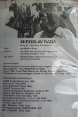 Miroslav Rada Czech artist style of Picasso or Braque mid-century modernist