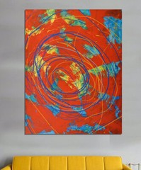 Mark Little, original￼, Painting, 72” X 56” Acrylic, Abstract, POP Art, Modern