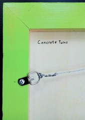 3 D ART~CONCRETE TWINS~BY ANNELISE FREUND~MA ARTIST-LOOK !