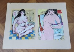 4 Lawrence Alexander Willette (New York, 1952-2005) Paintings NYC Yellow Pages