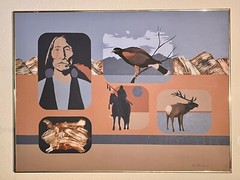 ORIGINAL Kim Fox Means acrylic painting on canvas Native American Indian art