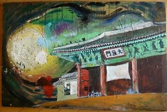 KWAE YUN Contemporary Modern MODERNISM SEMI ABSTRACT ABSTRACTION KOREAN COLORISM