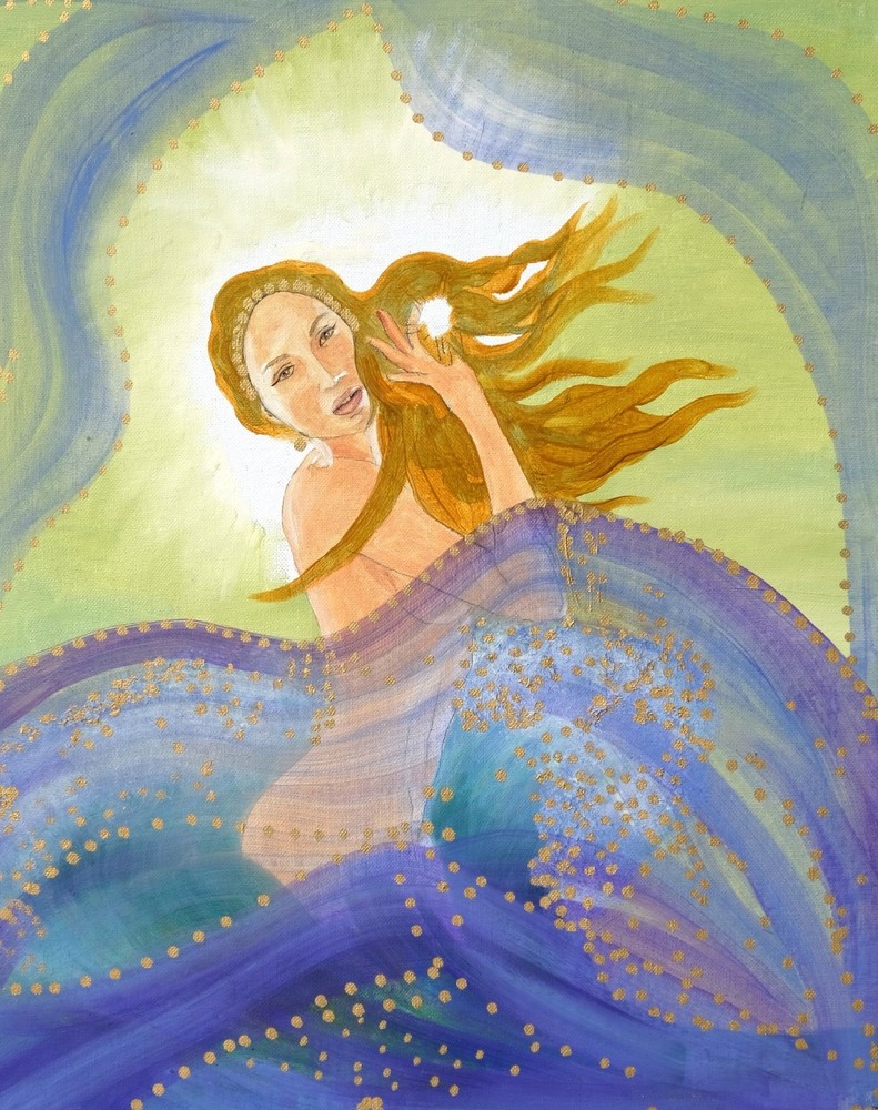 Art, Painting, „Mirage“ – giclee on canvas 16″ x 20″ by Yelena Berzon