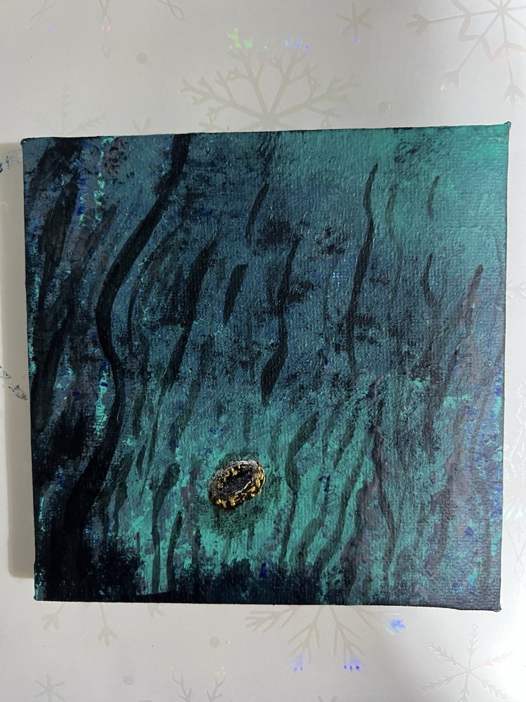 Original Acrylic Painting 5×5 Lord Of The Rings Inspired