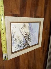 Original Mimi Jobe Signed Painting Wagon Western / Nevada 1978 – Rare Vintage
