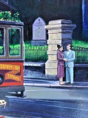 SAN FRANCISCO Bogart BaCall California Street Cable Car Bicycle Herb Caen Vancas