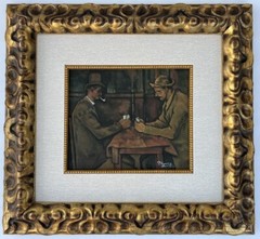 Paul Cezanne Gouache on paper 1850s-1900s in the style painting