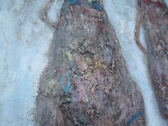 ALFREDO LANGARICA OIL PAINTING ORIGINAL LARGE GUADALAJARA ART MOD BIKINI BEACH